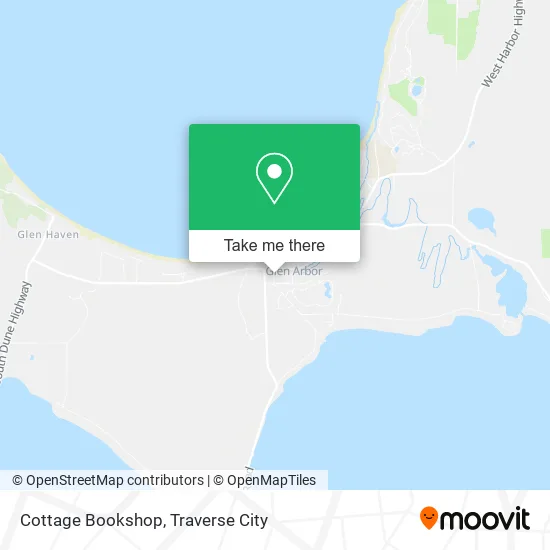 Cottage Bookshop map
