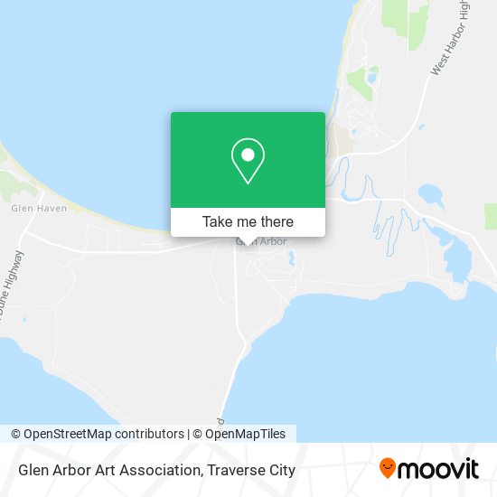 Mapa de Glen Arbor Art Association