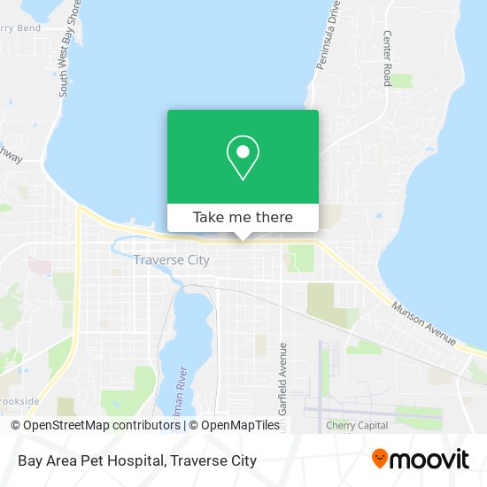 Mapa de Bay Area Pet Hospital