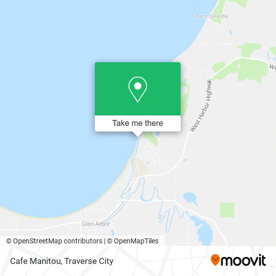 Cafe Manitou map