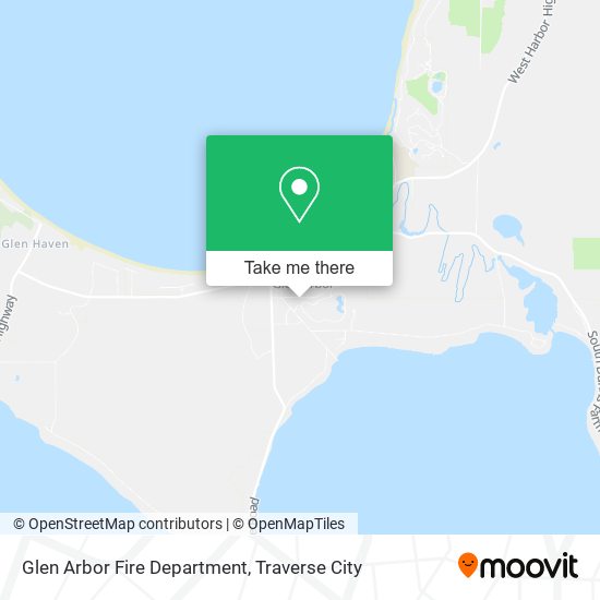 Glen Arbor Fire Department map