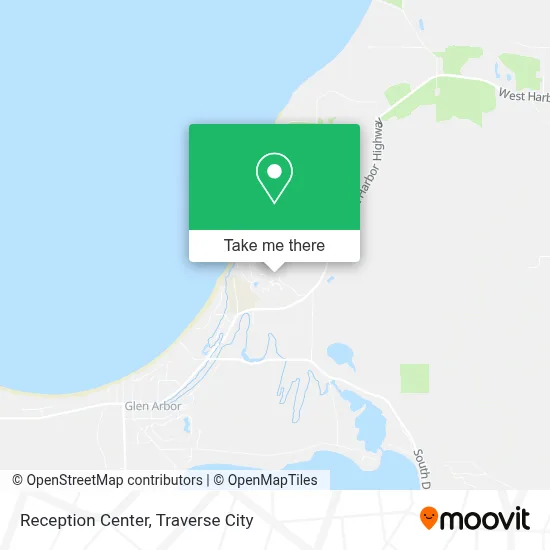 Reception Center map