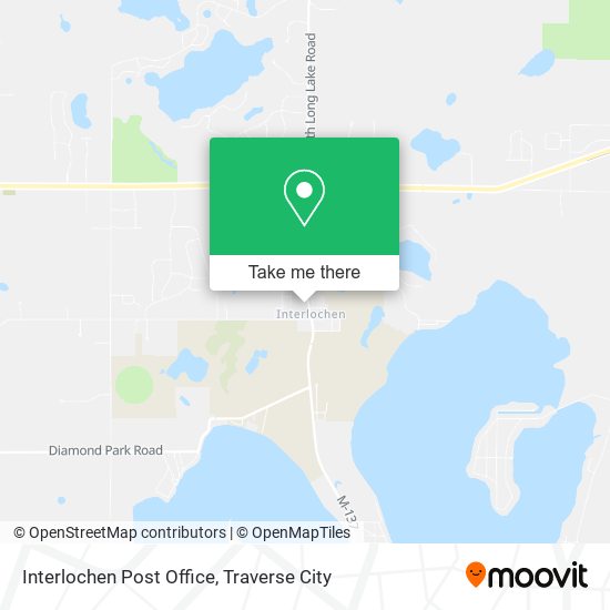 Mapa de Interlochen Post Office