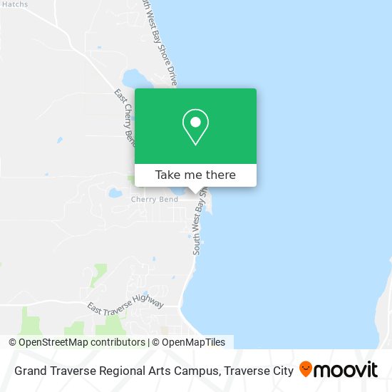 Grand Traverse Regional Arts Campus map