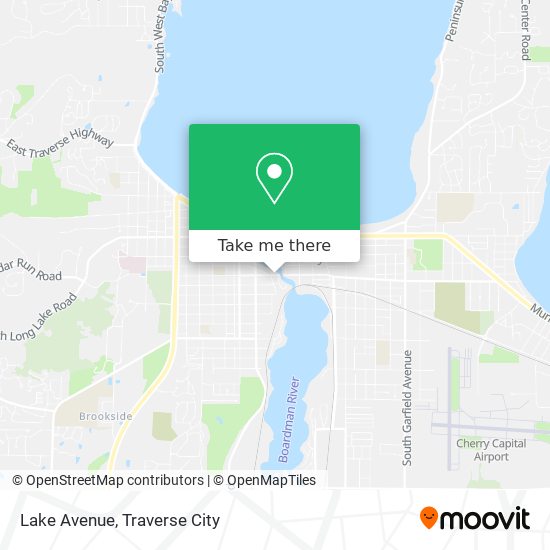 Lake Avenue map