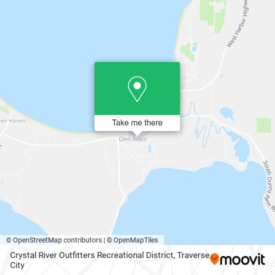 Crystal River Outfitters Recreational District map