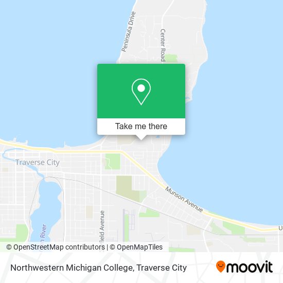 Northwestern Michigan College map