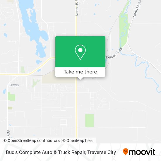 Bud's Complete Auto & Truck Repair map
