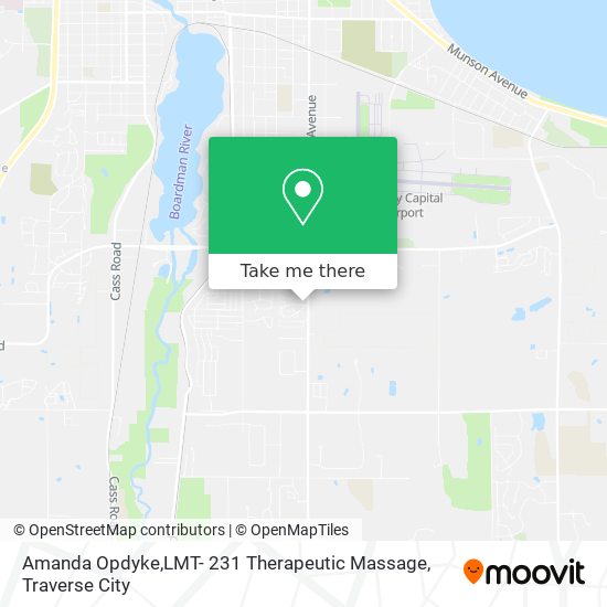 Mapa de Amanda Opdyke,LMT- 231 Therapeutic Massage