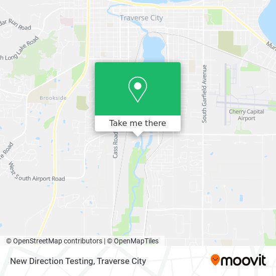 New Direction Testing map