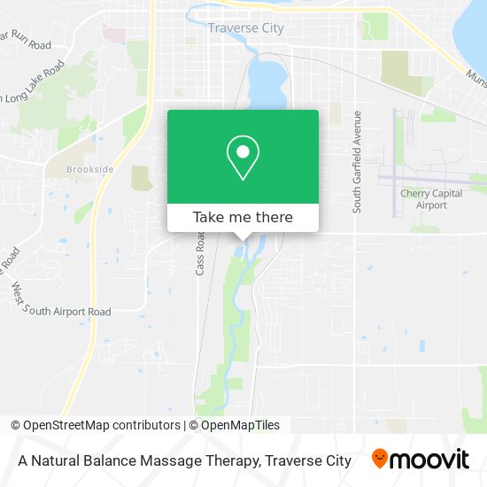 A Natural Balance Massage Therapy map
