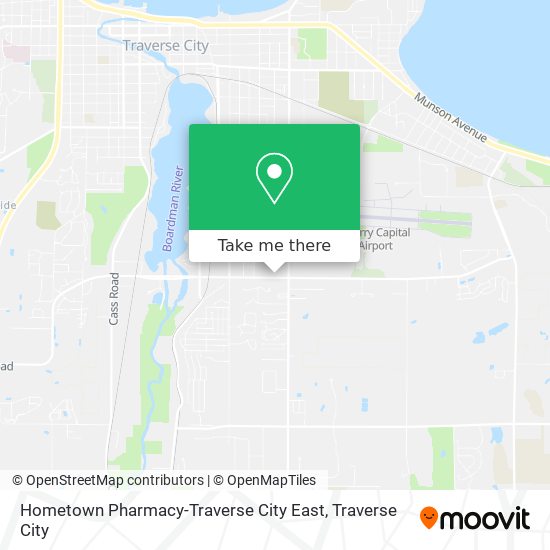 Mapa de Hometown Pharmacy-Traverse City East