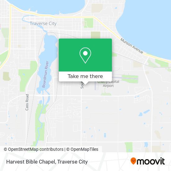 Harvest Bible Chapel map