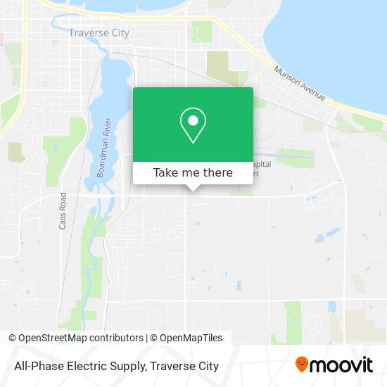 Mapa de All-Phase Electric Supply