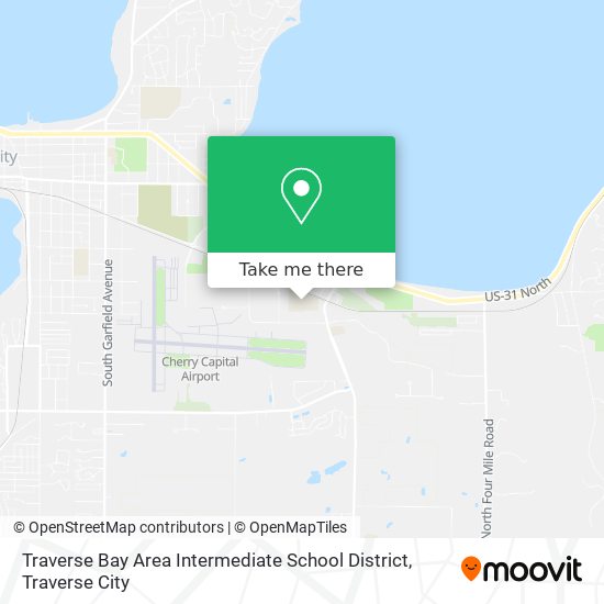 Traverse Bay Area Intermediate School District map