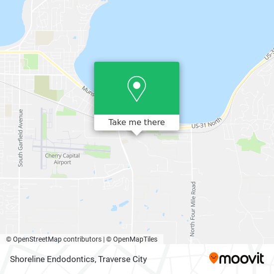 Shoreline Endodontics map