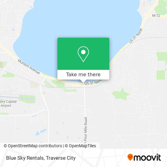 Mapa de Blue Sky Rentals
