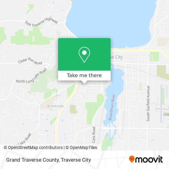 Grand Traverse County map