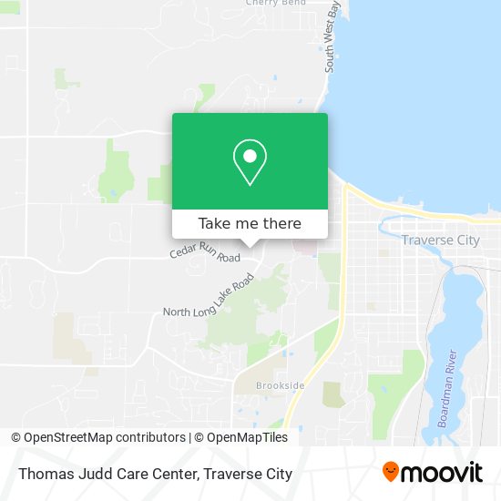 Thomas Judd Care Center map