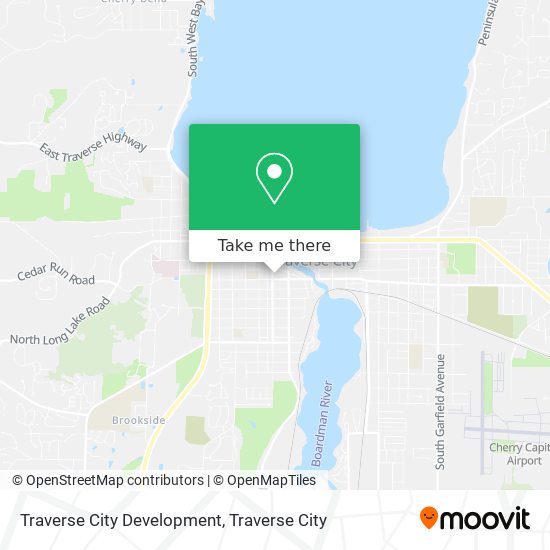 Traverse City Development map