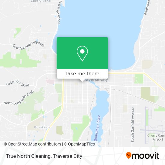 True North Cleaning map