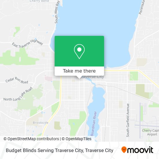 Budget Blinds Serving Traverse City map