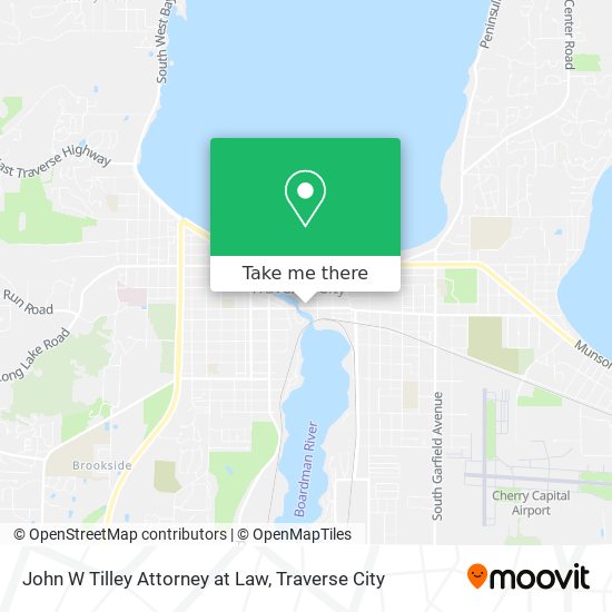 John W Tilley Attorney at Law map