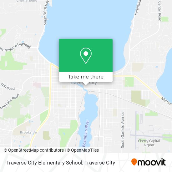 Traverse City Elementary School map