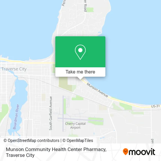 Munson Community Health Center Pharmacy map
