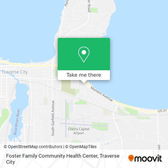 Foster Family Community Health Center map