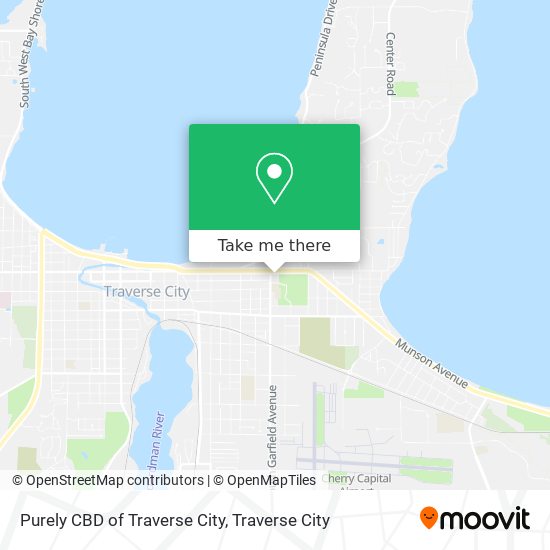 Purely CBD of Traverse City map