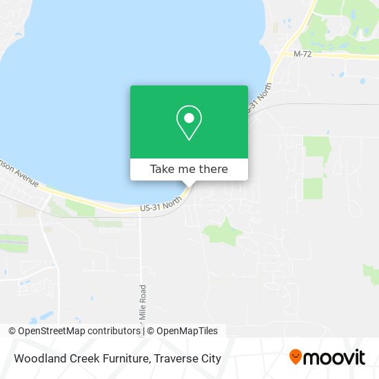 Woodland Creek Furniture map