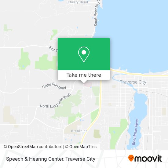 Speech & Hearing Center map