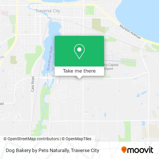 Dog Bakery by Pets Naturally map