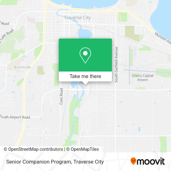 Senior Companion Program map