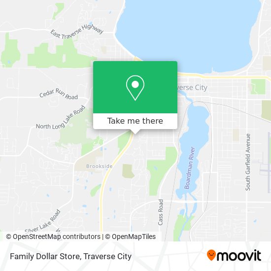 Mapa de Family Dollar Store