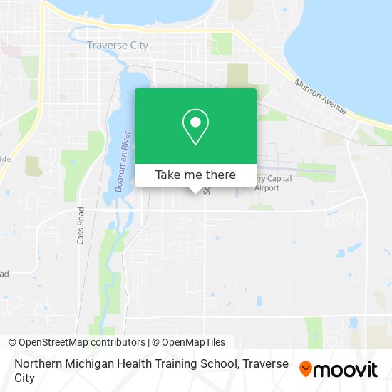 Mapa de Northern Michigan Health Training School