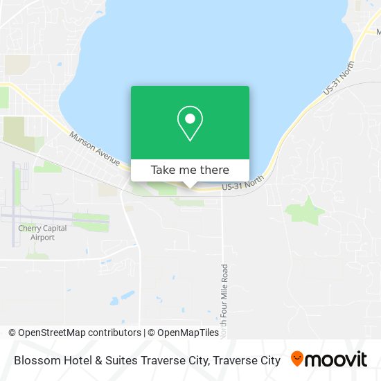 Mapa de Blossom Hotel & Suites Traverse City