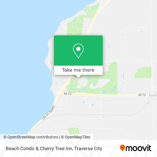 Beach Condo & Cherry Tree Inn map
