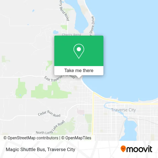 Magic Shuttle Bus map