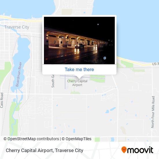 Cherry Capital Airport map