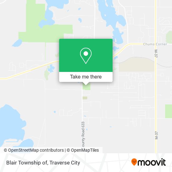 Mapa de Blair Township of