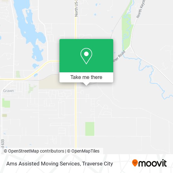 Ams Assisted Moving Services map