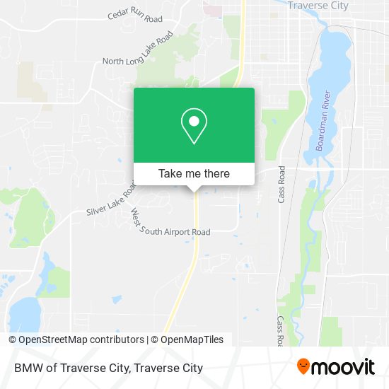 BMW of Traverse City map