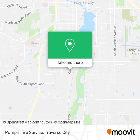 Pomp's Tire Service map