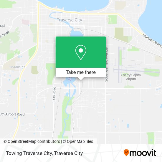 Towing Traverse City map