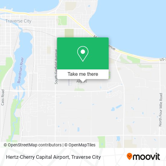 Hertz-Cherry Capital Airport map