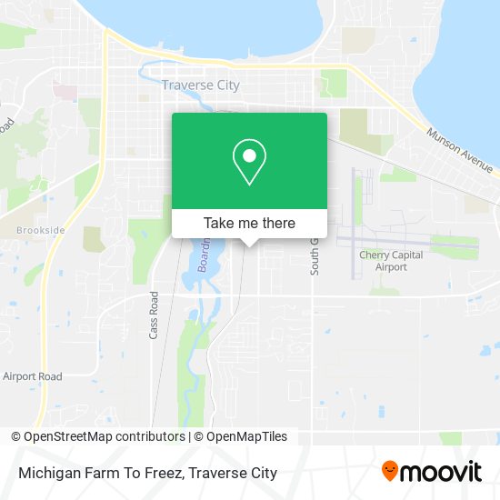 Mapa de Michigan Farm To Freez