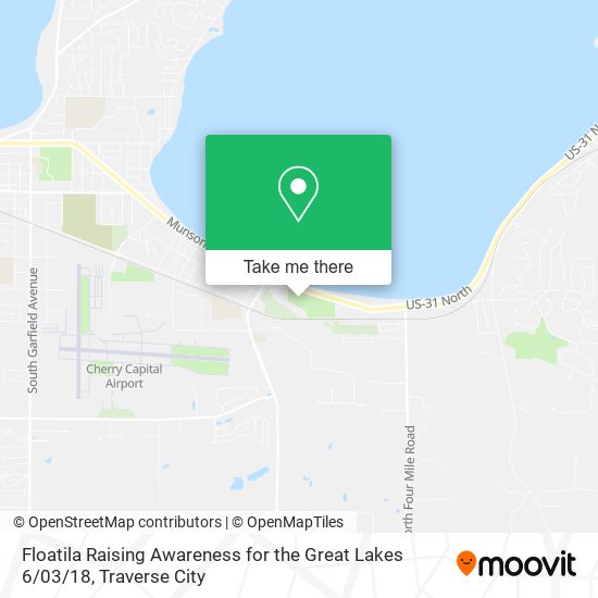 Floatila Raising Awareness for the Great Lakes 6 / 03 / 18 map