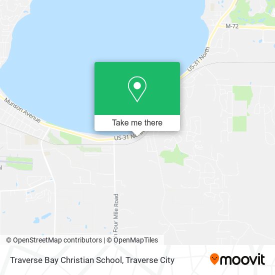 Traverse Bay Christian School map